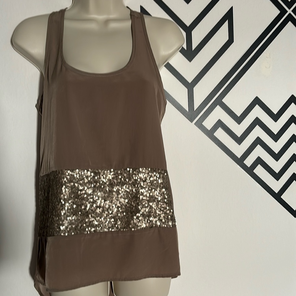 2/$10 Bar III Sequin Racerback Tank